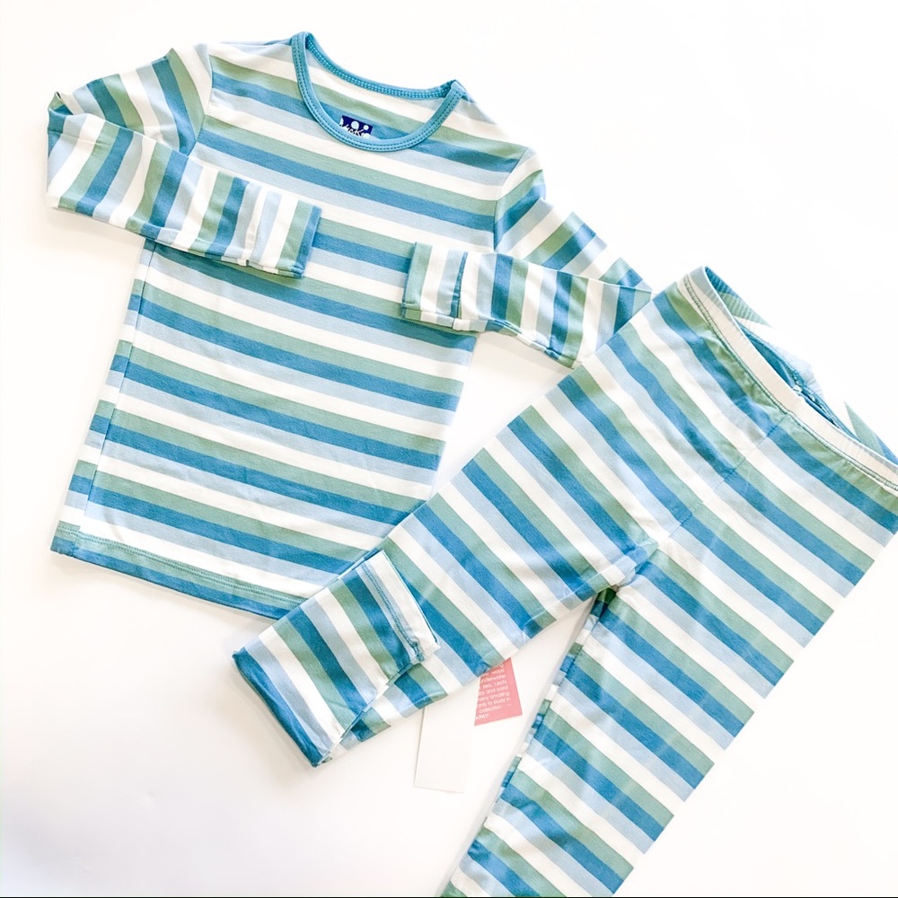 Kickee Pants long sleeve pj set